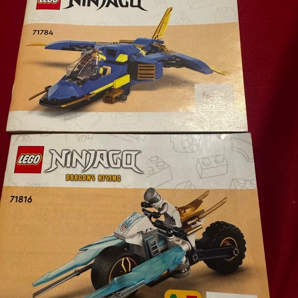 Lego Instruction Manual Book LEGO Ninjago 71816 Zane's Ice Motorcycle And 71784